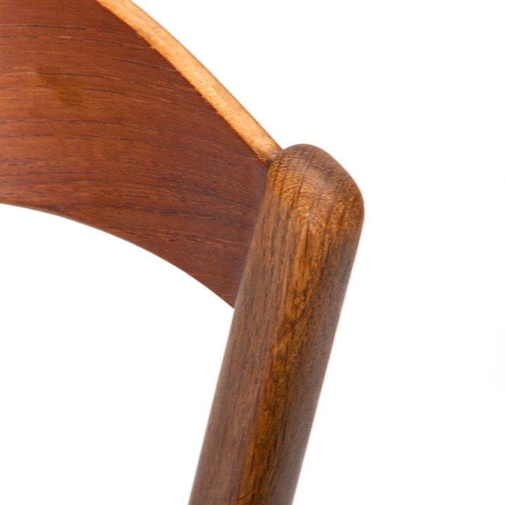 Erik Kirkegaard Deense vintage stoel in teak