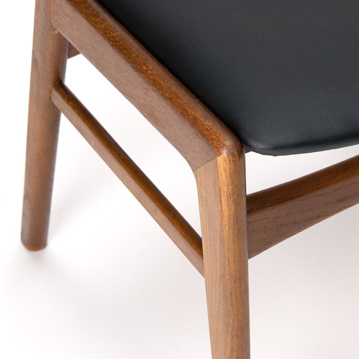 Erik Kirkegaard Deense vintage stoel in teak