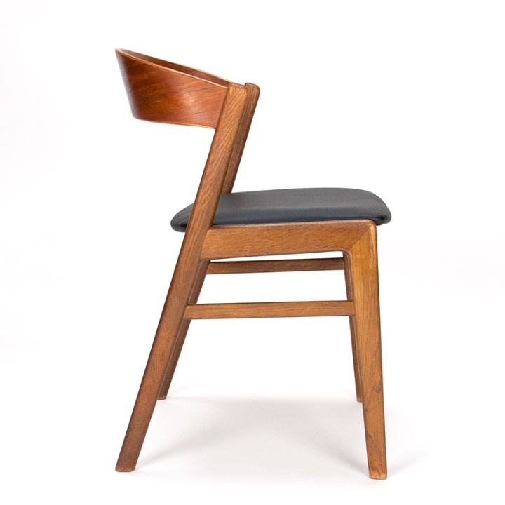 Erik Kirkegaard Deense vintage stoel in teak