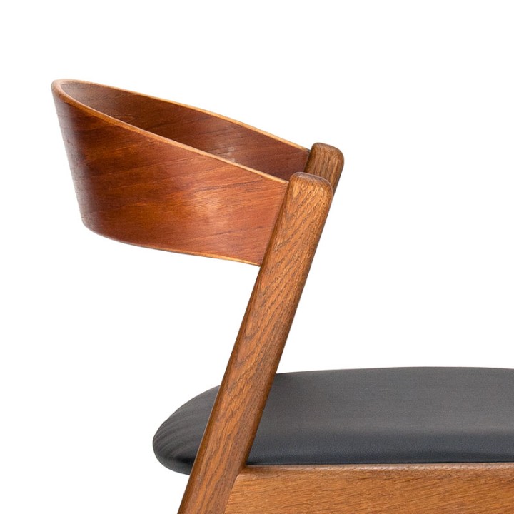 Erik Kirkegaard Deense vintage stoel in teak