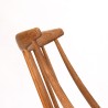 Illum Wikkelsø Mid-Century oak rocking chair model IW3