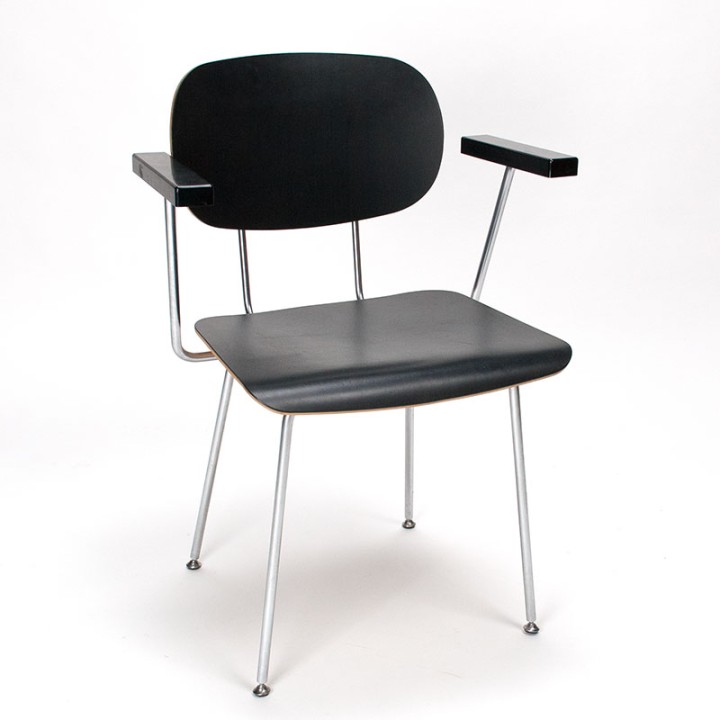 Set of 4 vintage Wim Rietveld chairs model 216