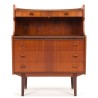 Mid-Century teak Deens secretaire meubel