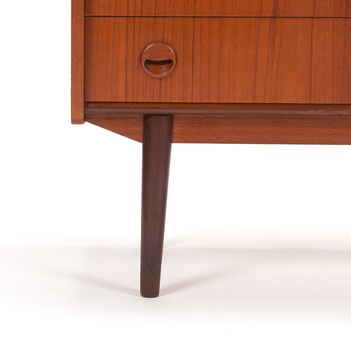 Mid-Century teak Deens secretaire meubel