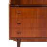 Mid-Century teak Deens secretaire meubel
