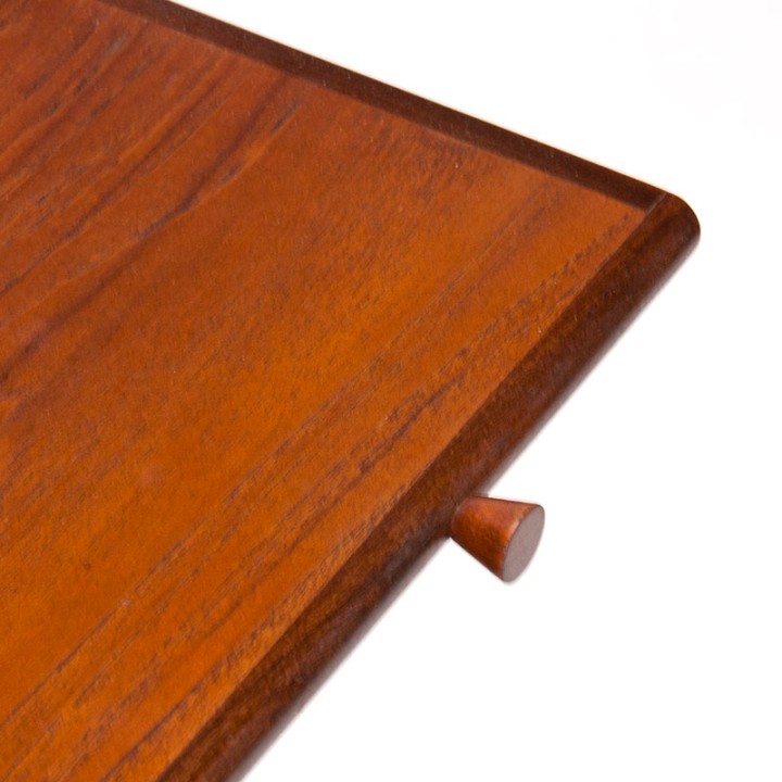 Mid-Century teak Deens secretaire meubel