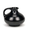 Small model vintage black ceramic vase