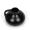 Small model vintage black ceramic vase