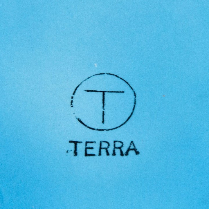 Vintage ceramic wall plate in the style of Marcello Fantoni