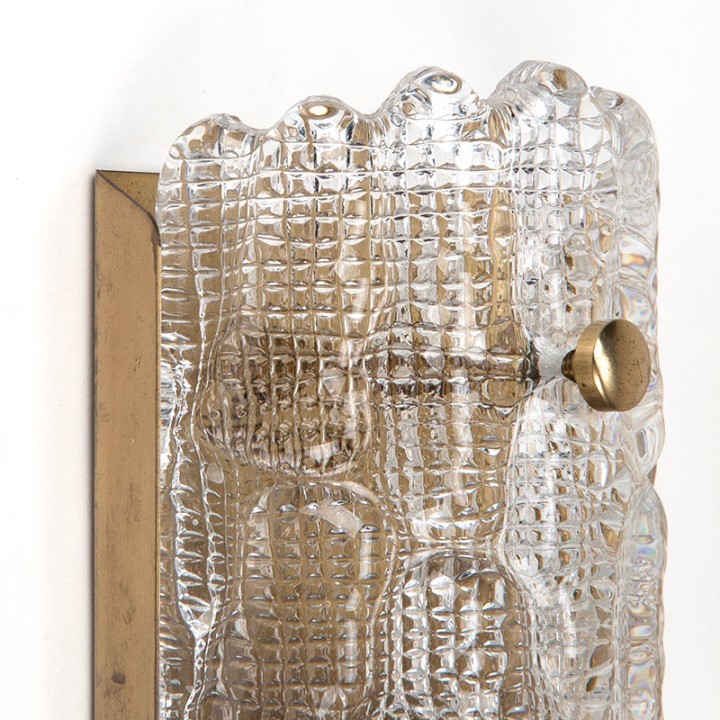 Carl Fagerlund Mid-Century set of wall lamps for Orrefors