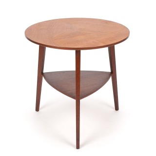 Holger Georg Jensen model 75 Deens teak vintage bijzettafeltje