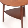Holger Georg Jensen model 75 Deens teak vintage bijzettafeltje