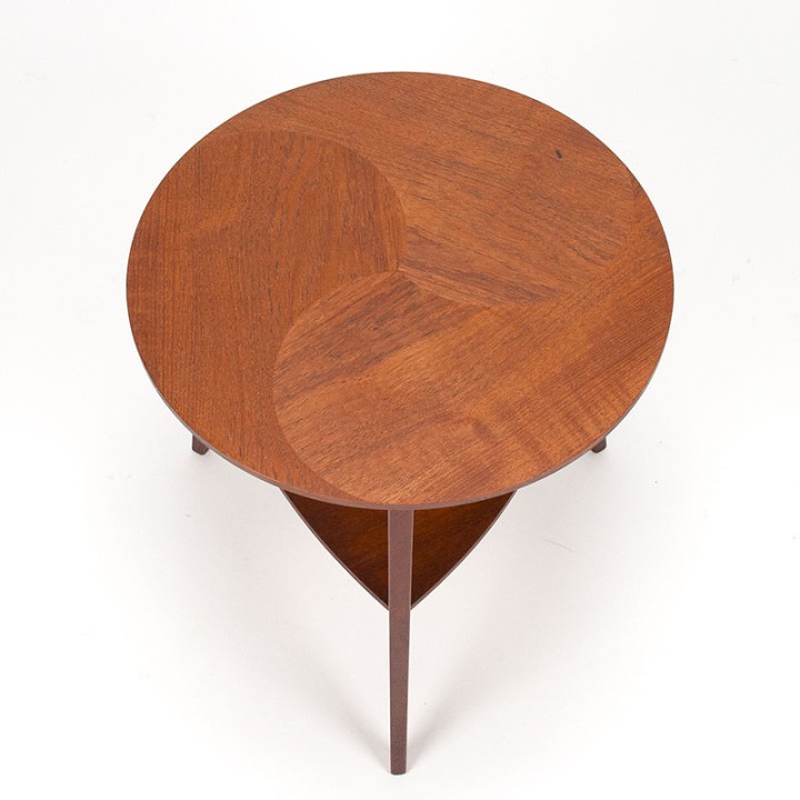 Holger Georg Jensen model 75 Deens teak vintage bijzettafeltje