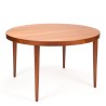 Kai Kristiansen Mid-Century ronde uitschuifbare eettafel