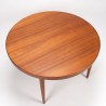 Kai Kristiansen Mid-Century round extendable dining table