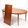 Kai Kristiansen Mid-Century round extendable dining table