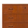 Teak Mid-Century Danish vintage chest of drawers