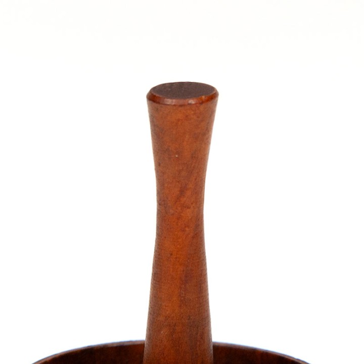 Small vintage Danish holder in teak