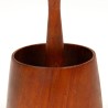 Small vintage Danish holder in teak
