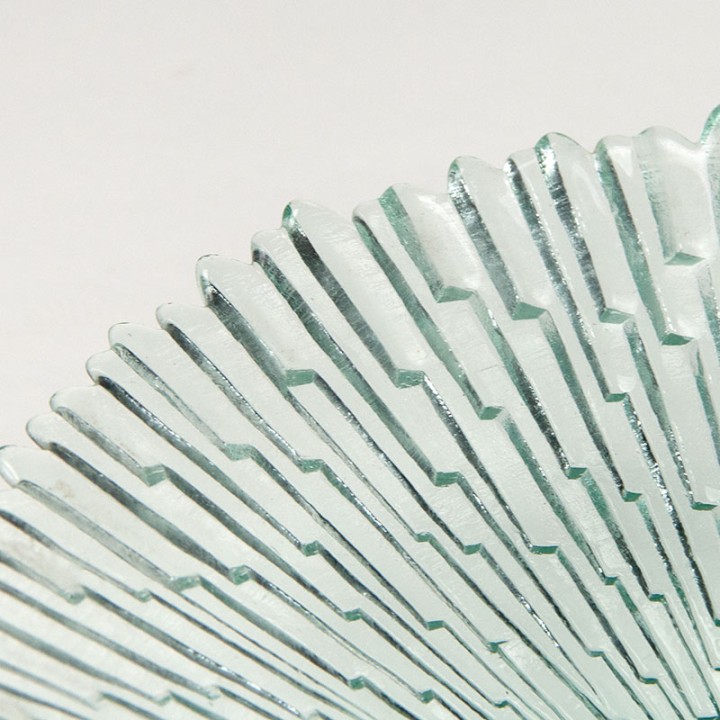 Vintage glass bowl designed by Pavel Panek