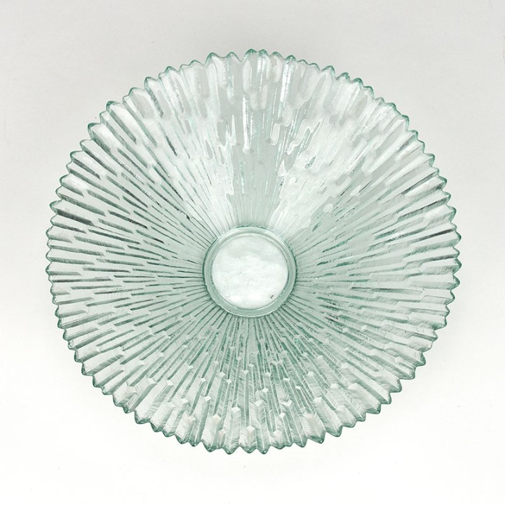 Vintage glazen schaal ontwerp Pavel Panek