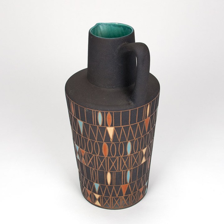 Groot XL model Mid-Century vaas jaren zestig