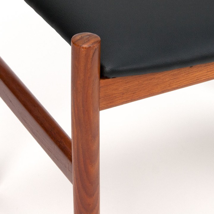 Hocker/ poef Deens vintage Mid-Century design