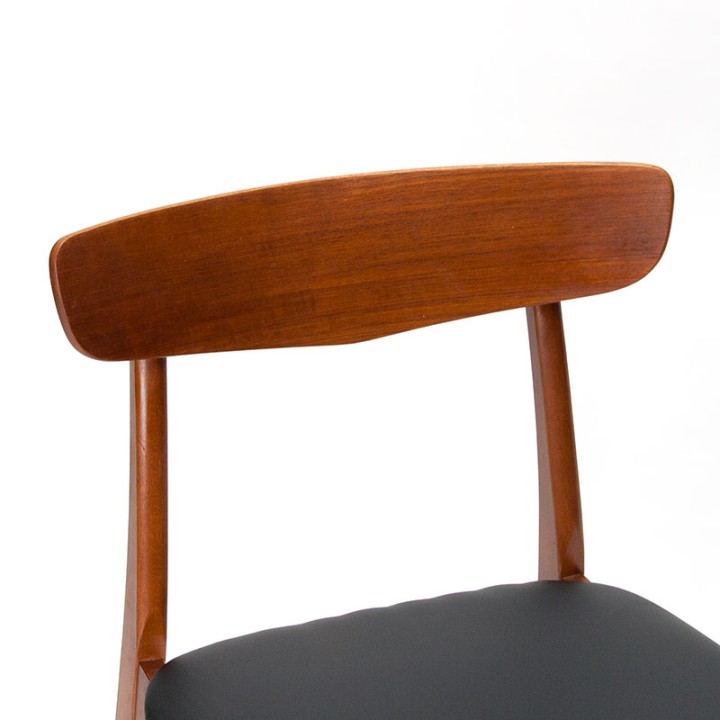 Findahls Deense Mid-Century set van 4 Møsbol eettafel stoelen