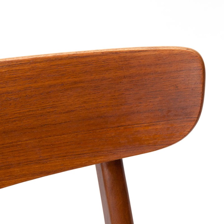 Findahls Deense Mid-Century set van 4 Møsbol eettafel stoelen