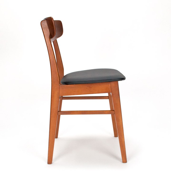 Findahls Deense Mid-Century set van 4 Møsbol eettafel stoelen