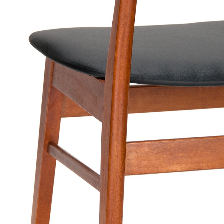 Findahls Deense Mid-Century set van 4 Møsbol eettafel stoelen