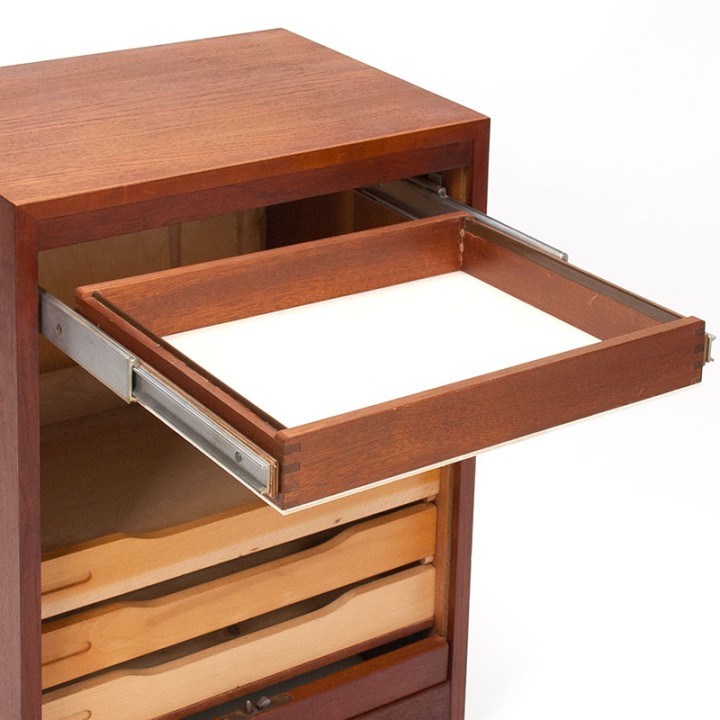 Vifa Danish Mid-Century filing cabinet with drawers