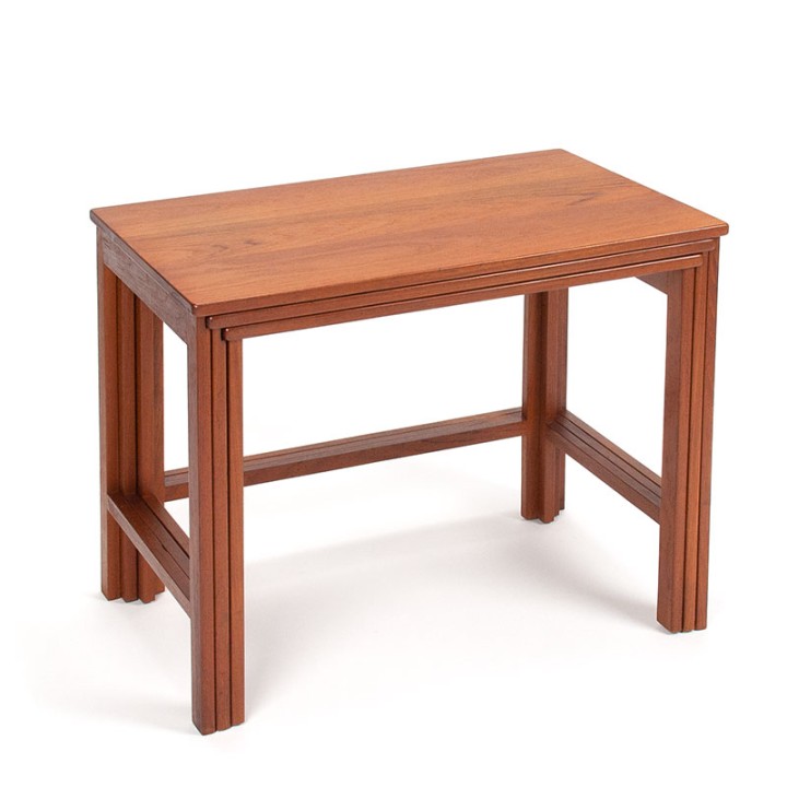 Peter Hvidt en Ola Mølgaard-Nielsen Mid-Century nesttafels voor