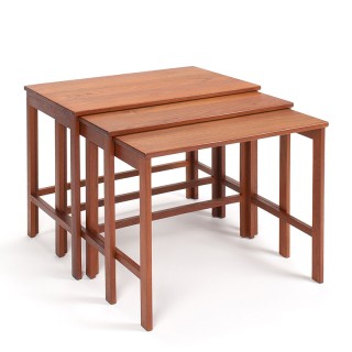 Peter Hvidt and Ola Mølgaard Mid-Century nesting tables for