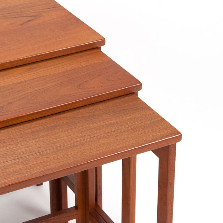 Peter Hvidt and Ola Mølgaard Mid-Century nesting tables for