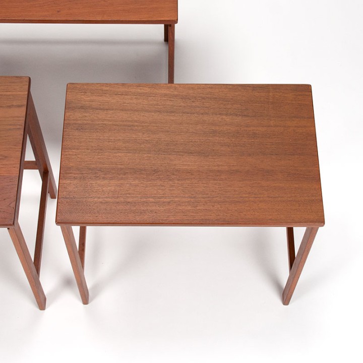 Peter Hvidt and Ola Mølgaard Mid-Century nesting tables for