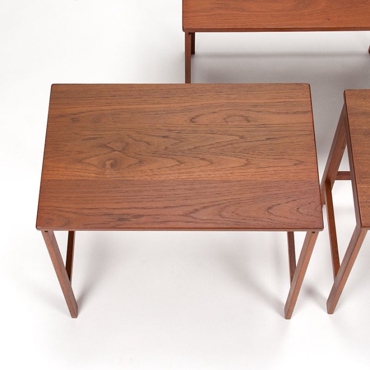 Peter Hvidt and Ola Mølgaard Mid-Century nesting tables for