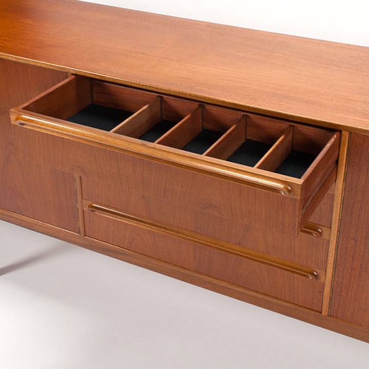 McIntosh long teak Mid-Century sideboard