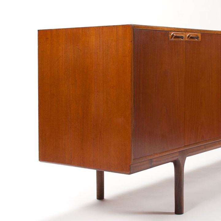 McIntosh lang teakhouten Mid-Century dressoir