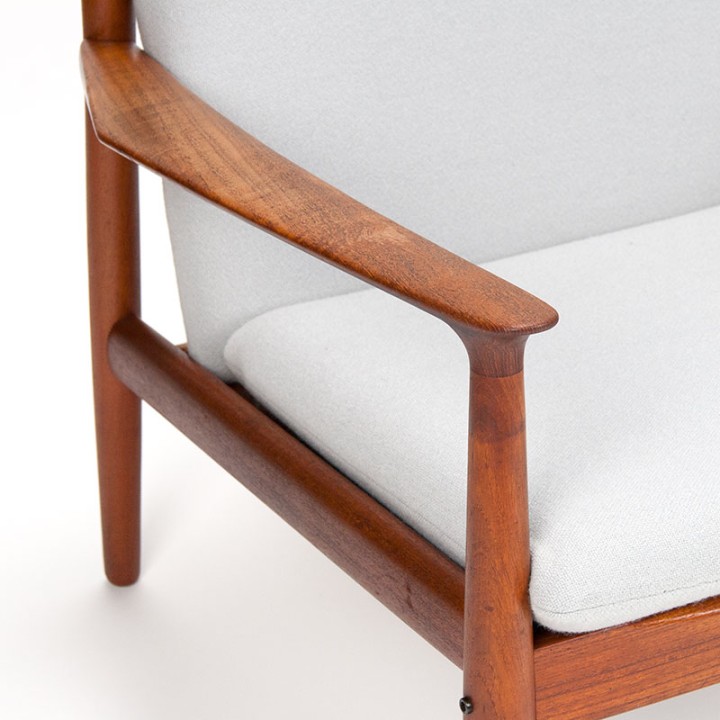 Grete Jalk model 218 Mid-Century fauteuil voor Glostrup