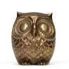 Decoratief Mid-Century vintage uiltje in messing