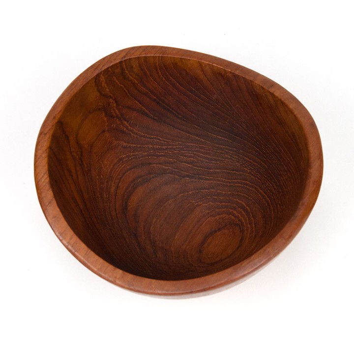 Organic Danish Mid-Century small bowl in teak