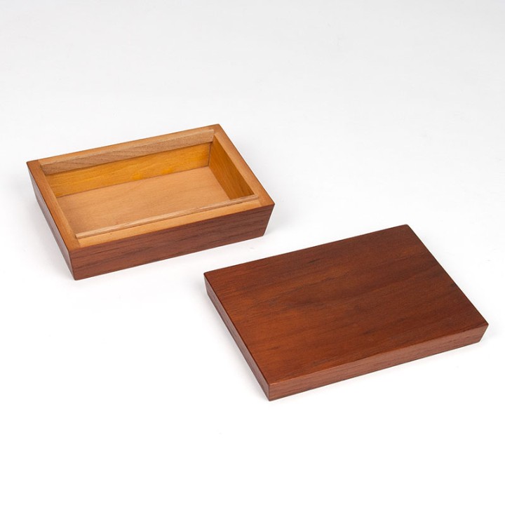 Teak small storage box Mid-Century Danish design