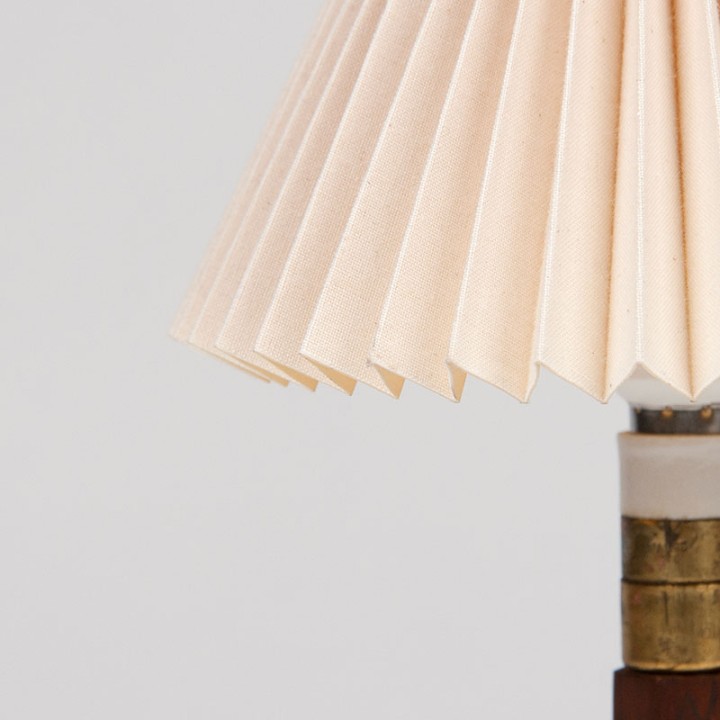 Palissander houten Mid-Century design tafellampje