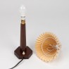 Palissander houten Mid-Century design tafellampje