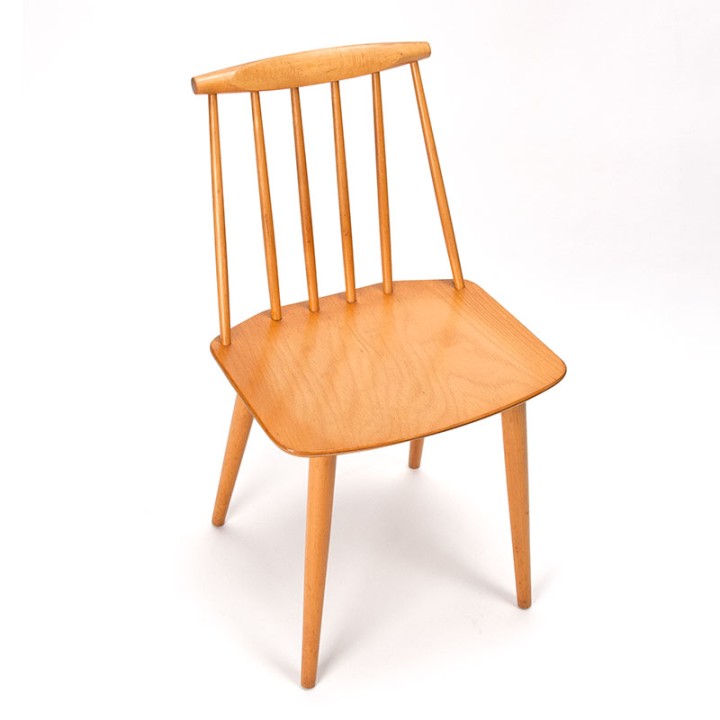 FDB Møbler J77 stoel Mid-Century vintage design Folke Pålsson