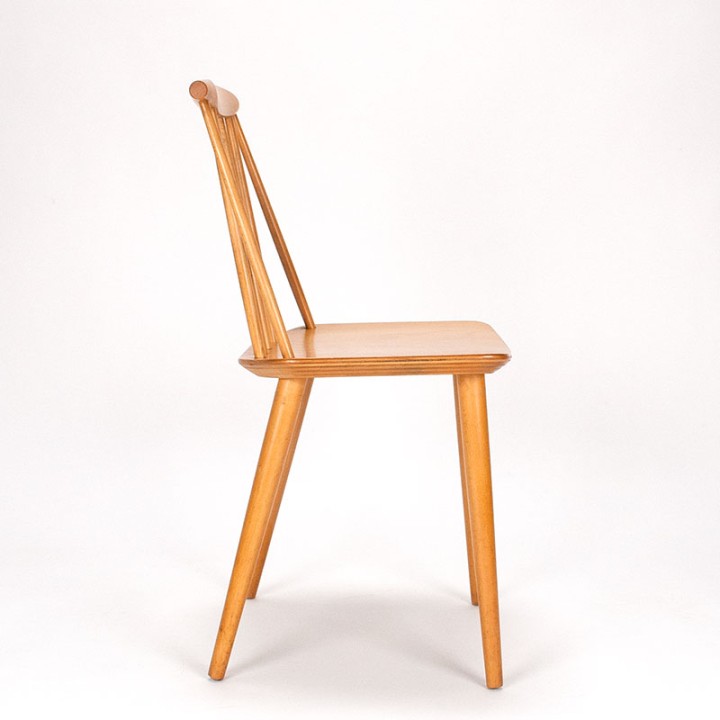 FDB Møbler J77 stoel Mid-Century vintage design Folke Pålsson