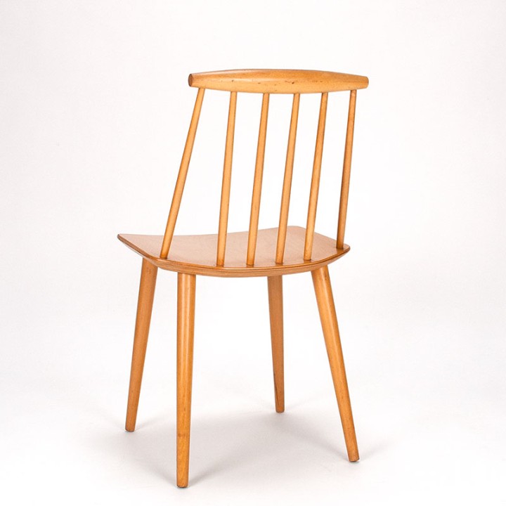 FDB Møbler J77 stoel Mid-Century vintage design Folke Pålsson