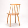 FDB Møbler J77 stoel Mid-Century vintage design Folke Pålsson
