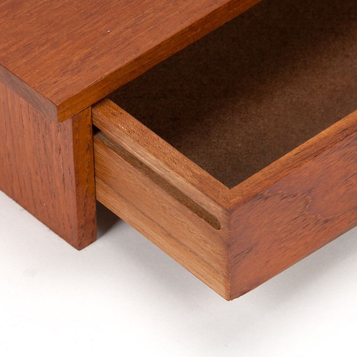 Mid-Century Danish vintage set of 2 small wall drawer cabinets